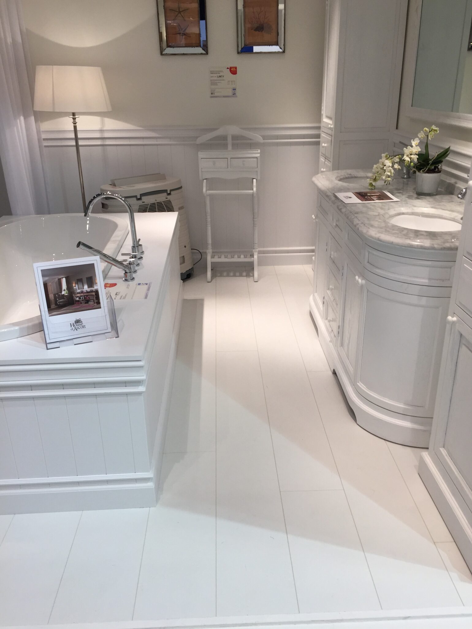 badkamer houten vloer