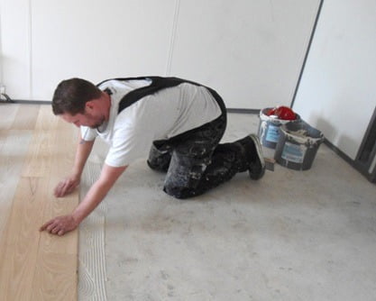 Houten vloer leggen Bebo Parket