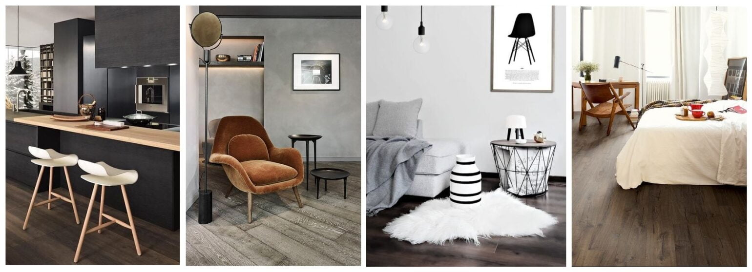 Sfeerimpressie donker laminaat