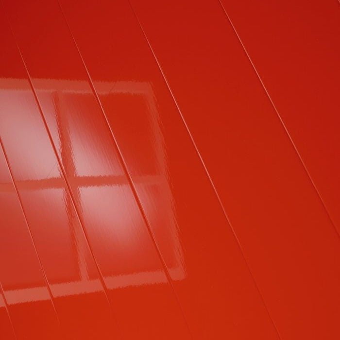Rood hoogglans laminaat Rood hoogglans laminaat