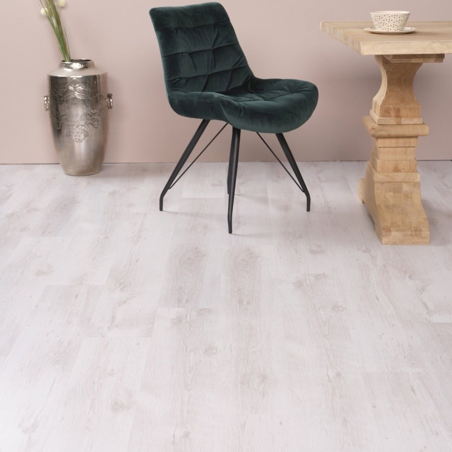 Laminaatvloer wit eiken