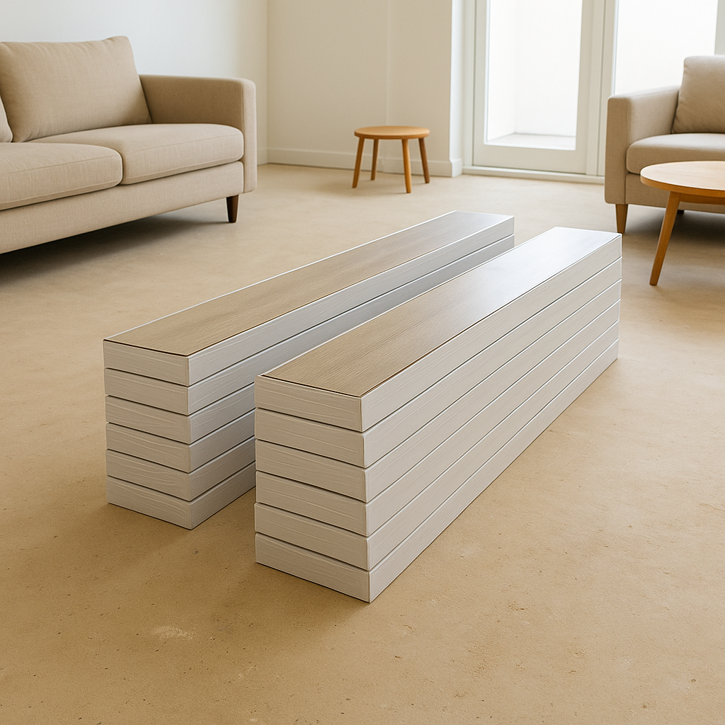 Acclimatiseren van een laminaatvloer