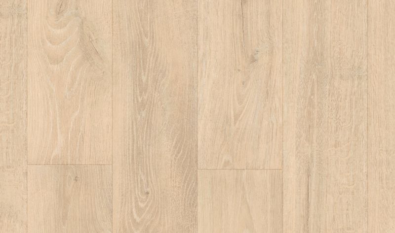 beige laminaat brede plank met v groef en voelbare houtstructuur 8 millimeter dik
