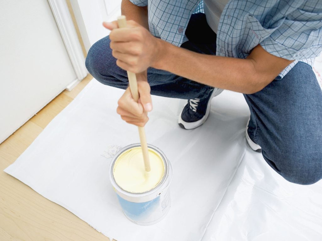 Kleurolie roeren Kleurolie roeren