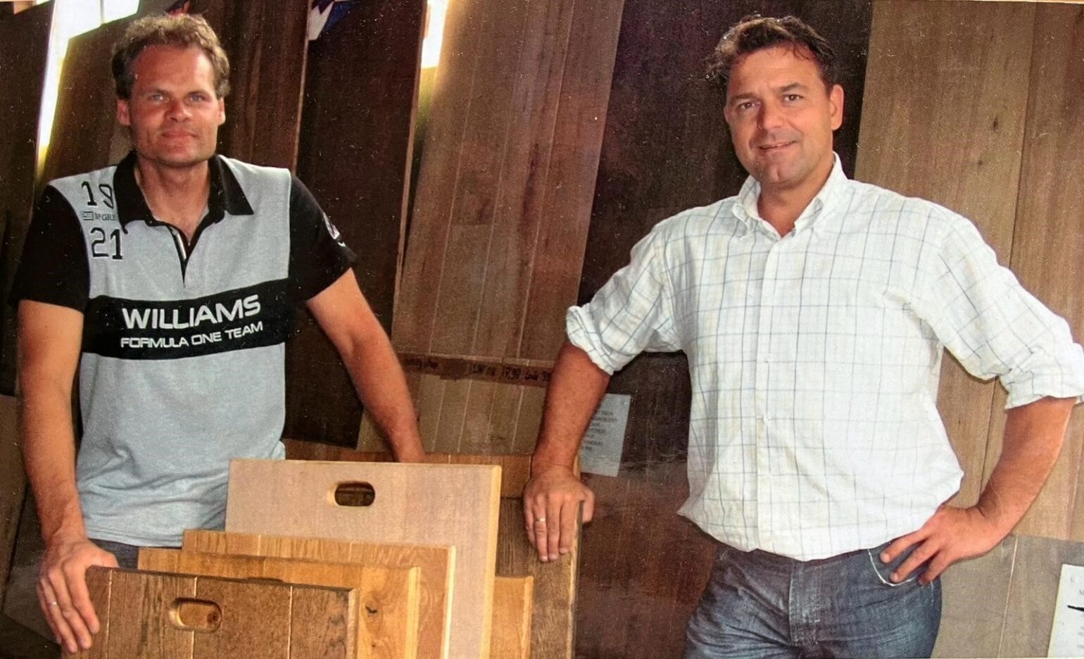 Johan van de Beek en Frans Bolier Johan van de Beek en Frans Bolier