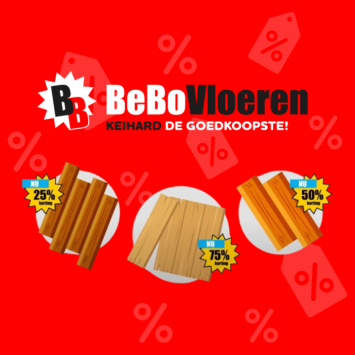 BeBo Vloeren, keihard de goedkoopste