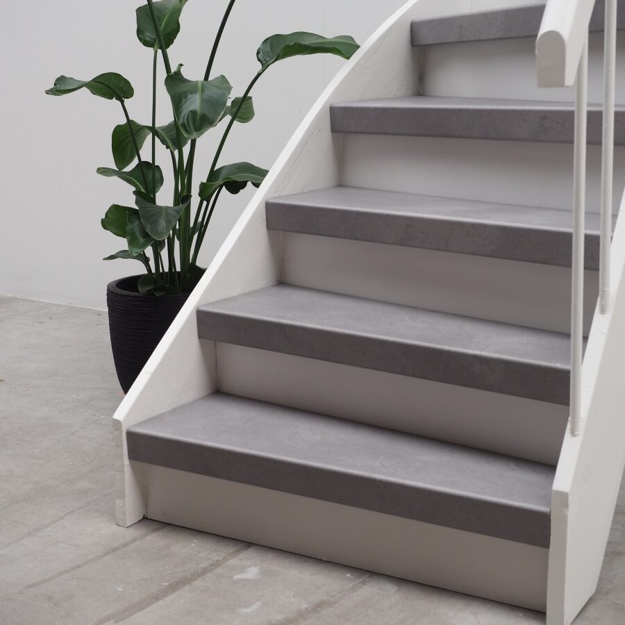 PVC-traprenovatieset grijs PVC-traprenovatieset grijs