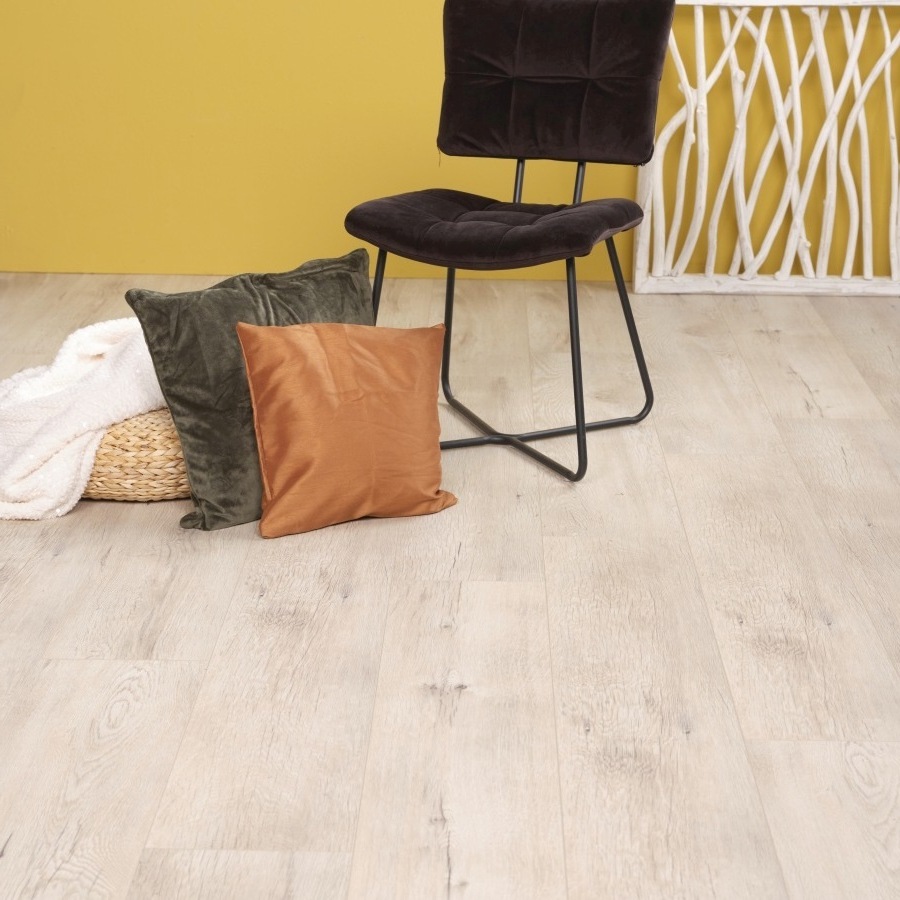 Lichtbruine eiken PVC-vloer Lichtbruine eiken PVC-vloer