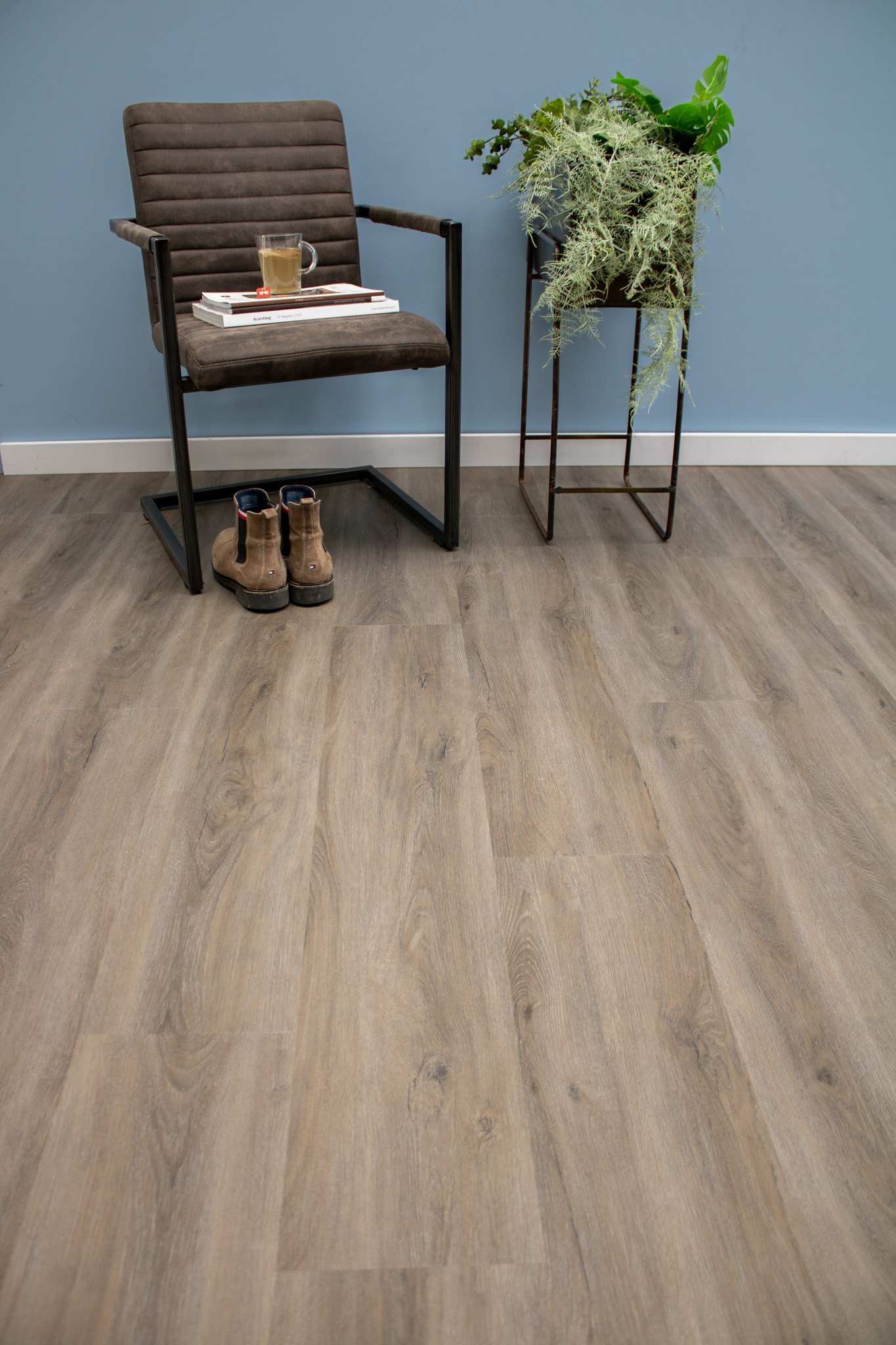 Bruin eiken naturel plak-PVC Bruin eiken naturel plak-PVC