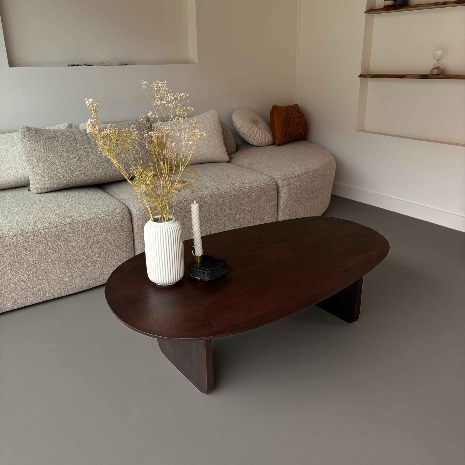 Gietvloer in de slaapkamer