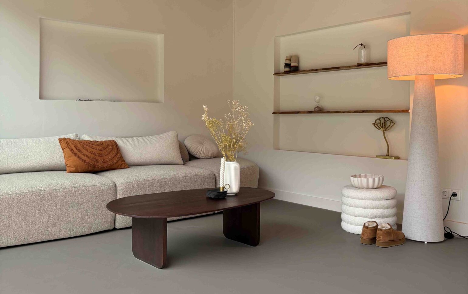 Gietvloer woonkamer Gietvloer woonkamer