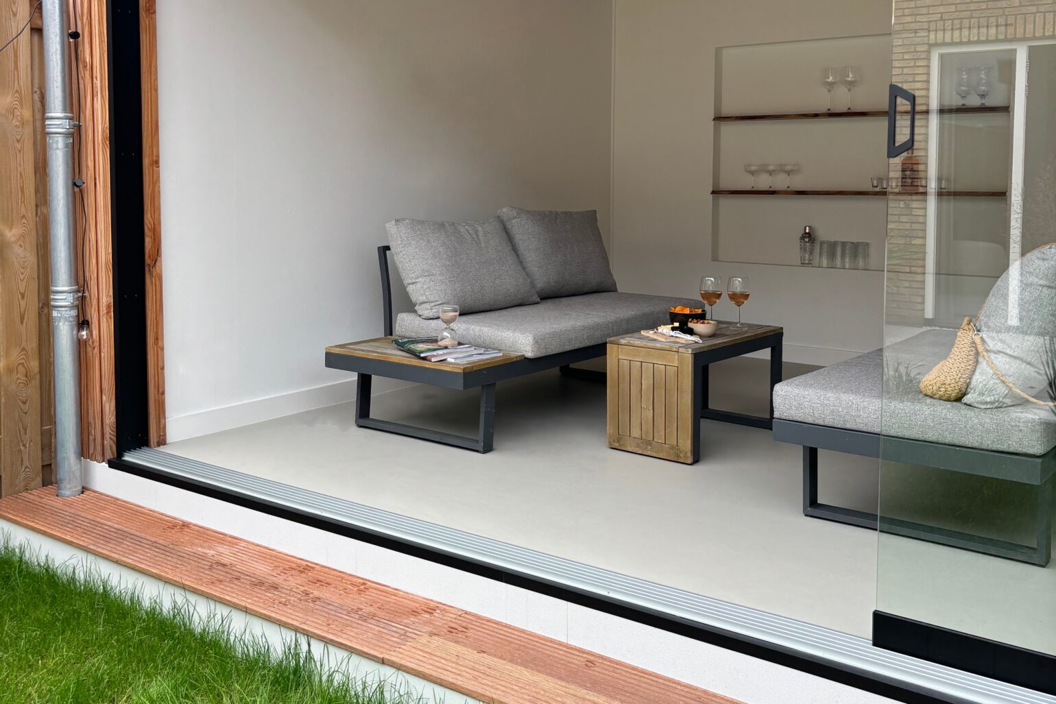 Gietvloer garage Gietvloer garage