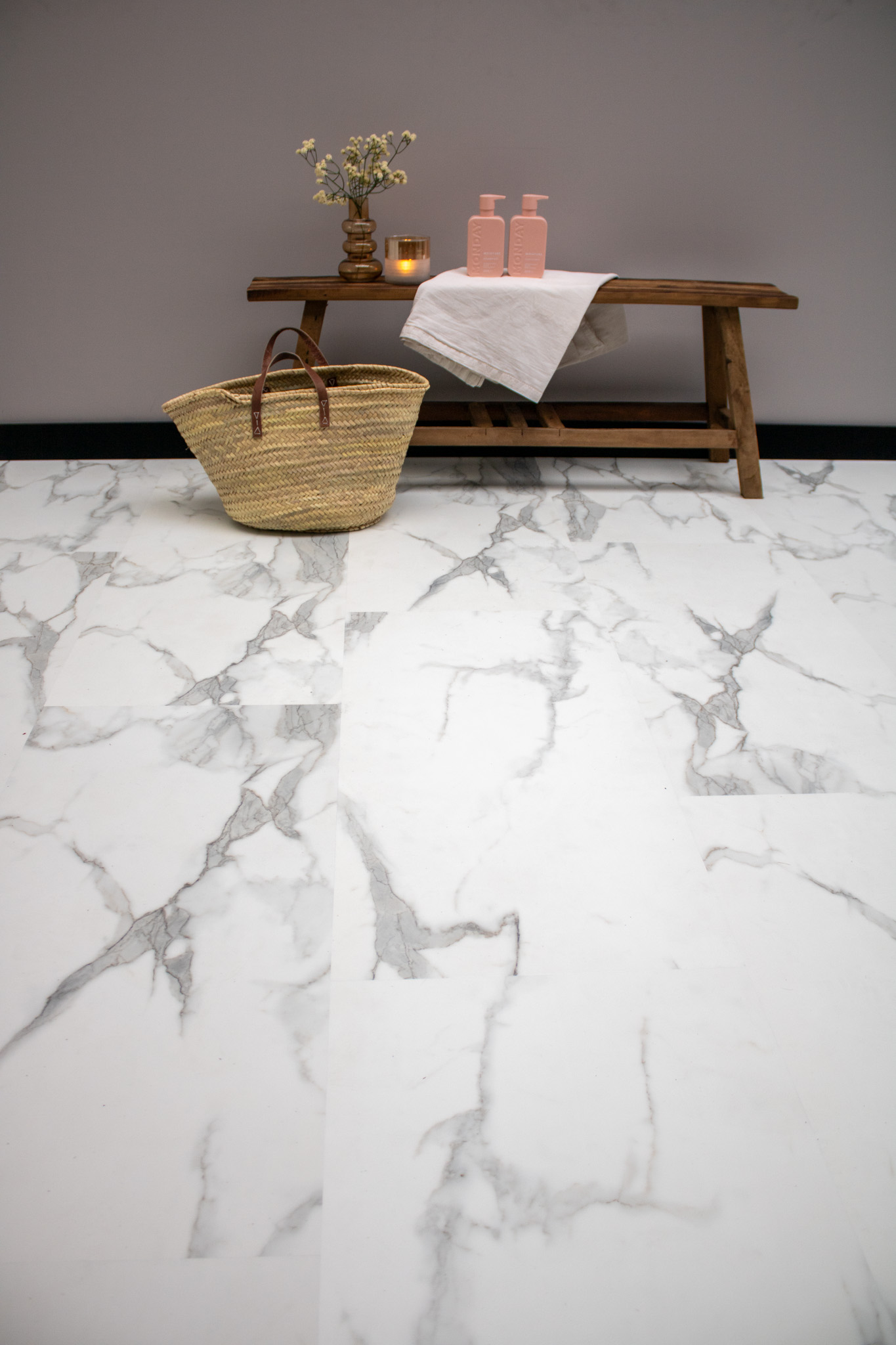 Marmeren plak-PVC tegel Marmeren plak-PVC tegel