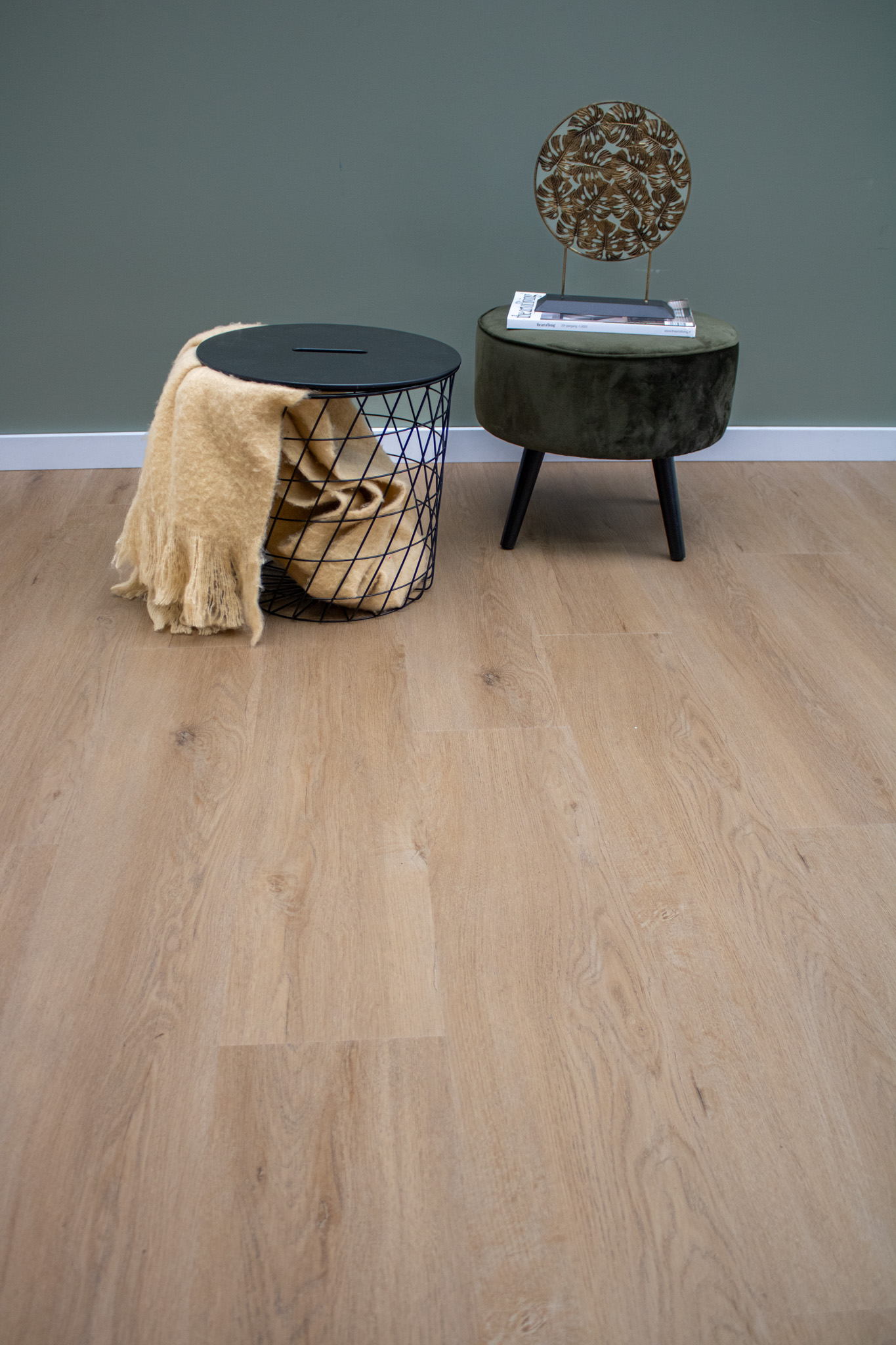 Warm beige eiken plak-PVC Warm beige eiken plak-PVC